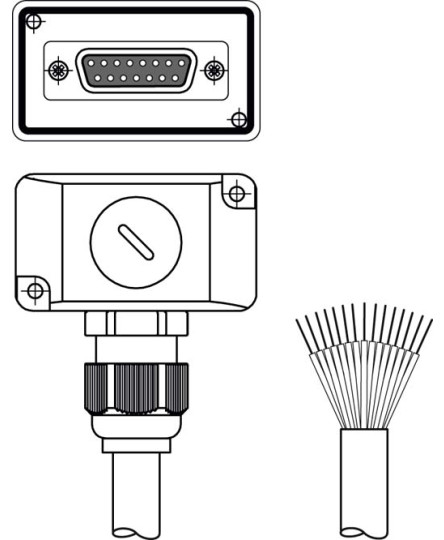 Cablu de conectare 548530, CB-D15E-10000S-11WF