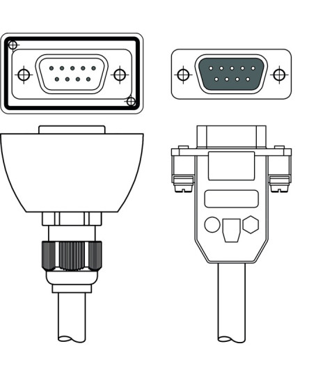 Cablu de interconectare 50035867, CB-D9-10000-5GF/GM