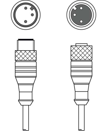 Cablu de conexiune 150680, CB-M12-1500-3GF/GM