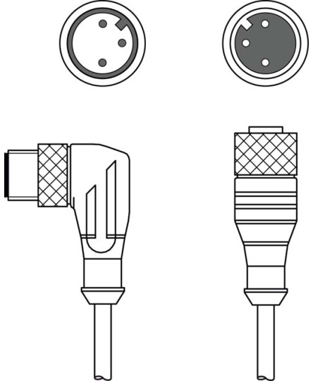 Cablu de interconectare 548050, CB-M12-1500X-3GF/WM