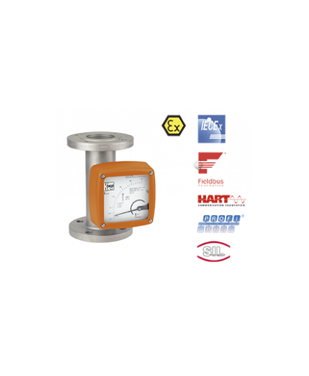 Debitmetru cu suprafață variabilă complet metalic / contor BGN, Kobold