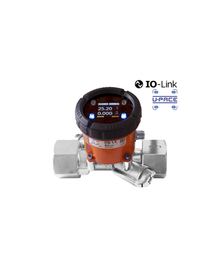 Debitmetru cu ultrasunete cu IO-Link - Inline - DUK, Kobold