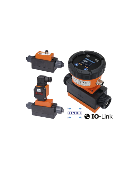 Debitmetru magnetic inductiv / Monitor cu IO Link MIK, Kobold