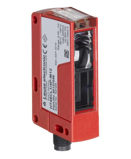 Senzor difuz cu suprimare a fundalului 50134607, HT46CL1/2N-M12, Leuze