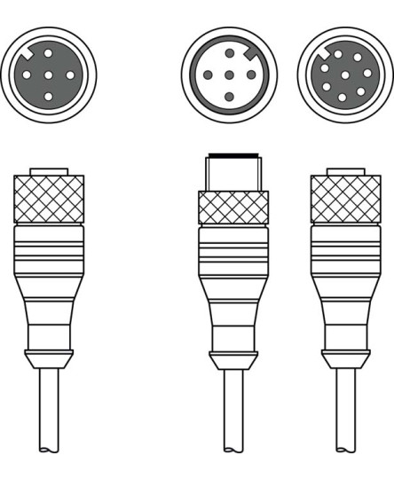 Cablu de interconectare 50122336, K-Y1 M12A-10m-M12A-S-PUR