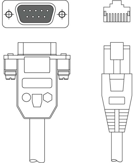 Cablu de interconectare 50104586, KB TTL-RS232/PIN9 IT4xxx