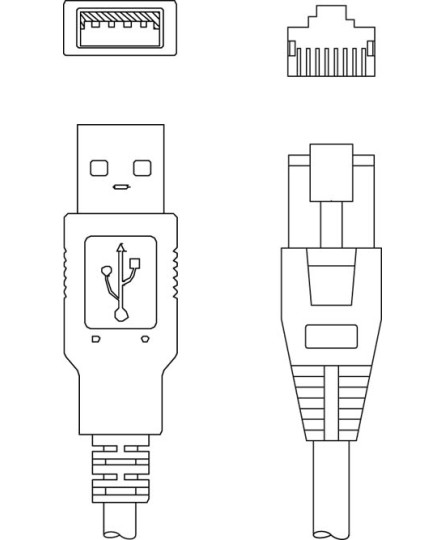 Cablu de interconectare 50120432, KB USB-1 HS 65x8