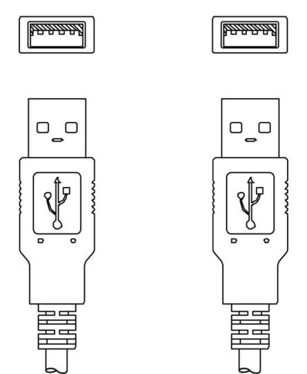 Cablu de interconectare 50107726, KB USB A - USB A