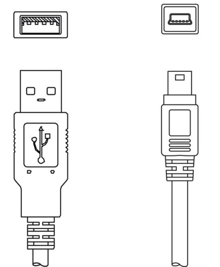 Linie de service 50117011, KB USB A - USB miniB