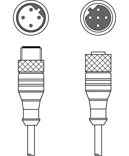 Cablu de interconectare 50135252, KDS PB-M12-4A-M12-4A-P3-010