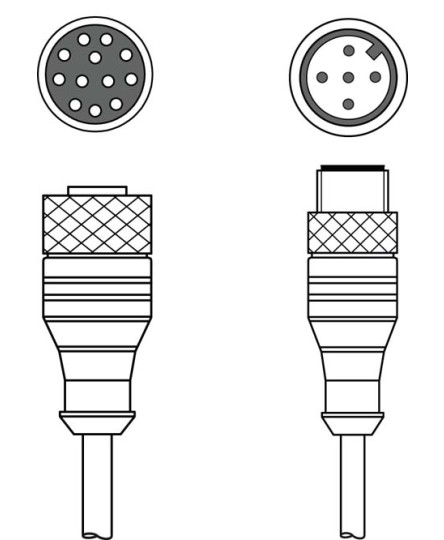 Cablu de interconectare 50148540, KDS S-12-CA-M12-5A-P1-004-78X