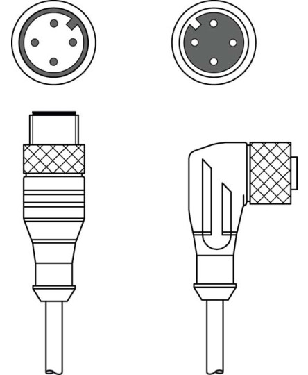 Cablu de interconectare 50130941, KDS U-M12-4W-M12-4A-P1-006-3DP