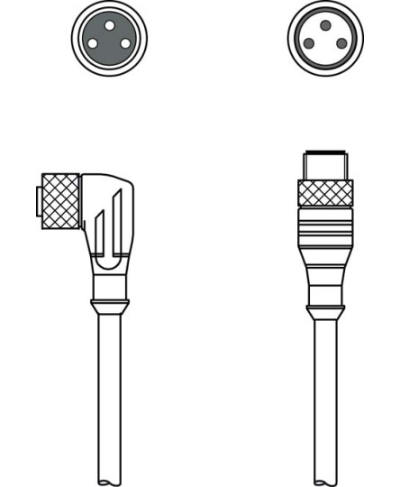 Cablu de interconectare 50130917, KDS U-M8-3W-M8-3A-P1-003