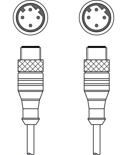 Cablu de interconectare 50130631, KSS ET-M12-4A-M12-4A-P7-010