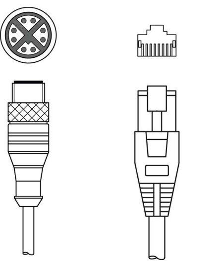 Cablu de interconectare 50133387, KSS ET-M12-8A-RJ45-A-P7-050