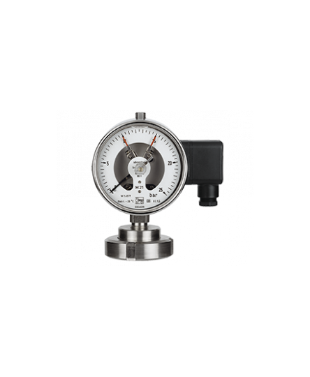 Manometru de contact cu etanșare cu membrană DIN11851 MAN-RF...M21...DRM-602, Kobold