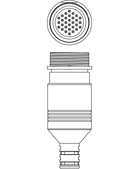 Conector 50137267, S U-M30-30A-M, Leuze