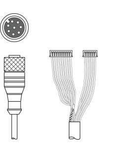 Cablu de interconectare 50115050, K-DS M12A-MA-8P-3m-S-PUR