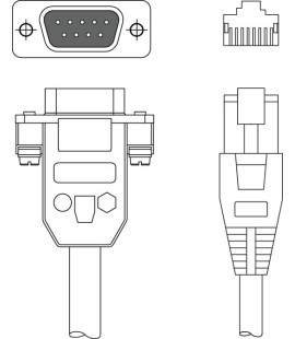 Cablu de interconectare 50104586, KB TTL-RS232/PIN9 IT4xxx