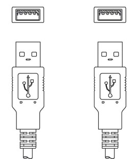 Cablu de interconectare 50107726, KB USB A - USB A