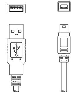 Linie de service 50117011, KB USB A - USB miniB