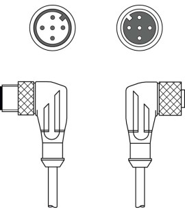 Cablu de interconectare 50143385, KDS DN-M12-5W-M12-5W-P3-030