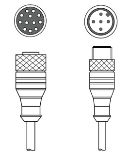 Cablu de interconectare 50137694, KDS S-M12-CA-M12-5A-P1-004-23X