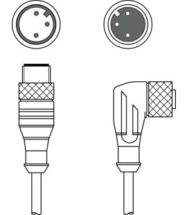 Cablu de interconectare 50130772, KDS U-M12-3W-M12-3A-P1-050-DP